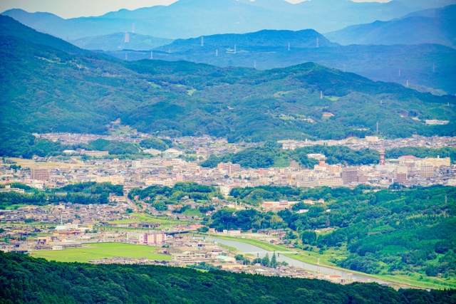 伊万里市の街並み